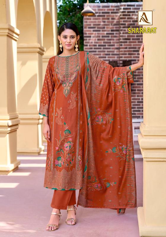 Alok suits shararat dress materials wholesale